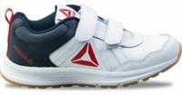 KIDS uk size 11.5 - reebok classic almotio trainers straps - white