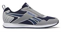 UK size 9.5 - reebok classic royal glide COMFY trainers grey navy RARE