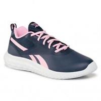 UK size 6.5 - reebok classic rush runner COMFY trainers navy pink