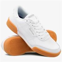 UK size 2.5 - reebok classic heredis trainers - leather - white