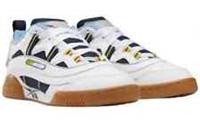 UK size 6.5 - reebok CLASSIC workout COMFY trainers white RARE model