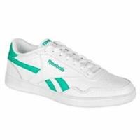 UK size 7.5 - reebok classic techque trainers leather white green rare