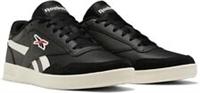 UK size 10.5 - reebok CLASSIC royal techque COMFY LEATHER trainers black