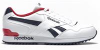 UK size 7.5 - reebok classic royal glide ripple trainers LEATHER white