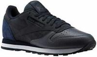 UK size 7.5 - reebok classic COMFY trainers walk run navy black RARE