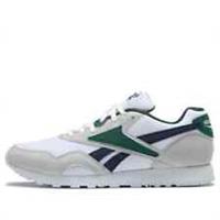 UK size 9.5 - reebok CLASSIC rapide COMFY trainers white green RARE