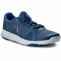 UK size 10.5 - reebok classic flexile COMFY trainers running gym blue