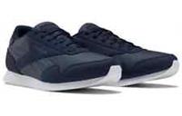 UK size 9.5 - reebok CLASSIC jogger COMFY trainers blue RARE