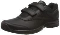 UK size 8.5 - reebok WORK & CUSHION oil slip resistant trainers all black STRAPS