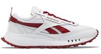 UK size 9.5 - reebok classic legacy COMFY trainers - white red - RARE - gw9970