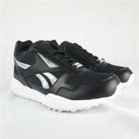 UK size 5.5 - reebok classic royal bridge trainers - black - rare