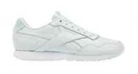 UK size 5.5 - reebok CLASSIC royal glide trainers LEATHER mint green RARE