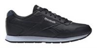 UK size 4 - reebok classic trainers - leather upper - black