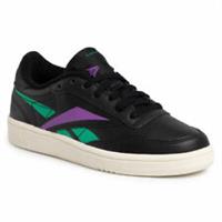 UK size 3.5 - reebok classic club leather trainers - black
