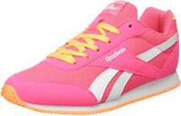 KIDS uk size 10 - reebok classic royal jog trainers - pink - rare