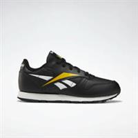 KIDS uk size 11 - reebok classic leather COMFY trainers - black