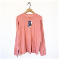 Reebok Pink Washed Dye Oversized Crew Sweat Top Jumper Size XS NEW - XS Regular