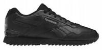 UK size 10 - reebok CLASSIC ripple clip COMFY trainers triple all plain black
