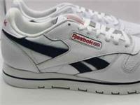 UK size 10 - reebok CLASSIC LEATHER COMFY trainers white navy rare