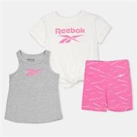 Reebok Kids 3pc Short Set Top And - 18-24 Months Regular
