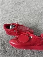 Reebok Eames Classic Office Trainers Uk5.5 Womens Red Leather New No Tags