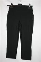BNWOT SIZE SMALL FITS 8/10 REEBOK BLACK CROP SPORTY LEGGINGS  7479 - S Regular