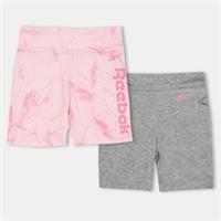 Reebok Kids 2 Pack Shorts Baby Jersey - 2-3 Years Regular