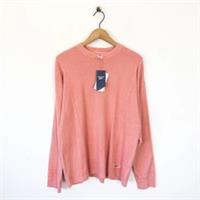 Reebok Pink Washed Dye Oversized Crew Sweat Top Jumper Size XS NEW - XS Regular