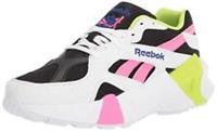 UK size 6.5 - reebok classic aztrek DOUBLE HI SOLE trainers white pink RARE
