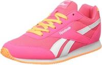 KIDS uk size 10 - reebok classic royal jog trainers - pink - rare