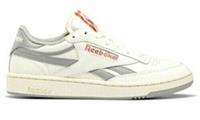 UK size 7.5 - reebok CLASSIC club trainers OFF WHITE rare STITCH SOLE retro