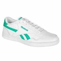 UK size 7.5 - reebok classic techque trainers leather white green rare