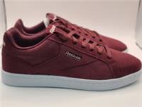 UK size 8 - reebok CLASSIC royal comfy trainers suede maroon STITCH SOLE rare