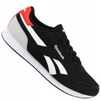 UK size 8.5 - reebok classic jogger COMFY trainers black white red unisex