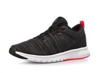 UK size 9.5 - reebok CLASSIC print lux COMFY trainers runnin gym black RARE