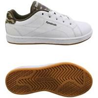 UK size 3 - reebok classic complete trainers - leather white camouflage