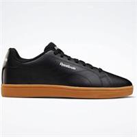 UK size 6.5 - reebok classic complete trainers leather black gum sole