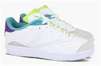 UK size 9.5 - reebok classic club rc COMFY trainers RETRO white RARE