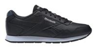 UK size 4 - reebok classic trainers - leather upper - black
