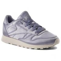 UK size 4.5 - reebok classic trainers - satin fabric - rare