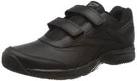 UK size 11.5 reebok WORK & CUSHION oil slip resistant trainers all black STRAPS