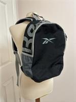 Reebok Black School Gym Sports medium Backpack New