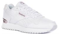 Reebok Glide Ripple Suede Nylon Vibrant Pop Womens Trainer In White UK 4 - 8