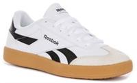 Reebok Smash Edge Vintage Lace Up Suede Womens Trainer In White Black UK 4 - 8