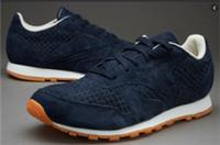 uk size 3 - reebok classic lthr clean woven trainers - rare