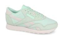 UK size 3.5 - reebok classic nylon trainers - rare mint green