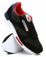 UK size 6.5 - reebok classic ripple clip trainers - black - rare