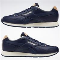 UK size 7.5 - reebok classic glide COMFY trainers - navy - leather