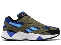 UK size 6.5 - reebok CLASSIC aztrek COMFY trainers khaki blue RARE RETRO