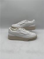Reebok Club C LTD Leather Low Top Trainers White Brown UK 8 EU 42 New